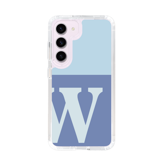 Slim Protection Case［ Original - initial two tone - W blue ］