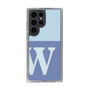 Slim Protection Case［ Original - initial two tone - W blue ］