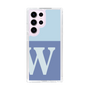Slim Protection Case［ Original - initial two tone - W blue ］