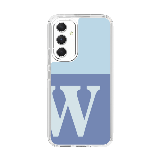 Slim Protection Case［ Original - initial two tone - W blue ］