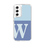Slim Protection Case［ Original - initial two tone - W blue ］