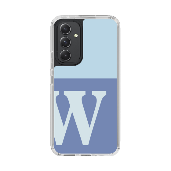 Slim Protection Case［ Original - initial two tone - W blue ］