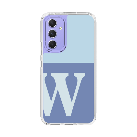 Slim Protection Case［ Original - initial two tone - W blue ］