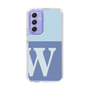 Slim Protection Case［ Original - initial two tone - W blue ］