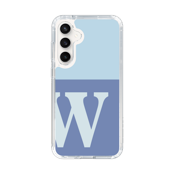 Slim Protection Case［ Original - initial two tone - W blue ］