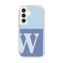 Slim Protection Case［ Original - initial two tone - W blue ］