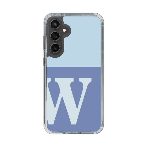 Slim Protection Case［ Original - initial two tone - W blue ］