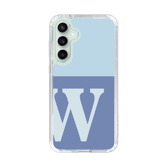 Slim Protection Case［ Original - initial two tone - W blue ］