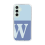 Slim Protection Case［ Original - initial two tone - W blue ］