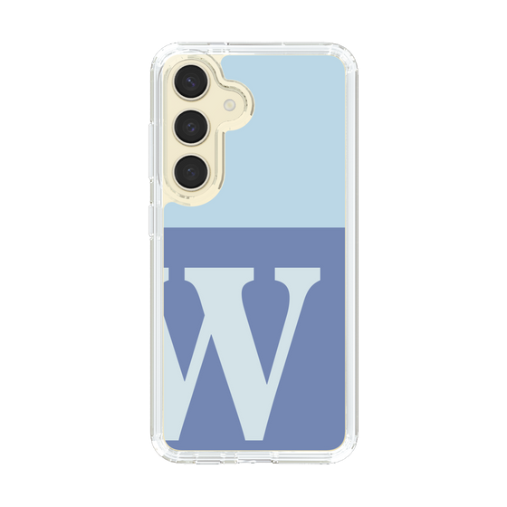 Slim Protection Case［ Original - initial two tone - W blue ］