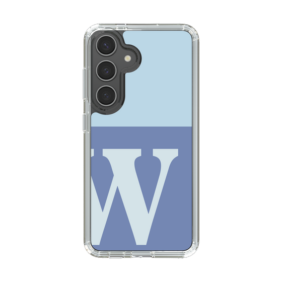 Slim Protection Case［ Original - initial two tone - W blue ］