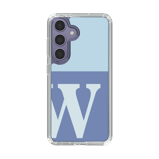 Slim Protection Case［ Original - initial two tone - W blue ］