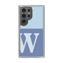 Slim Protection Case［ Original - initial two tone - W blue ］
