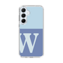 Slim Protection Case［ オリジナル - initial two tone - W blue ］
