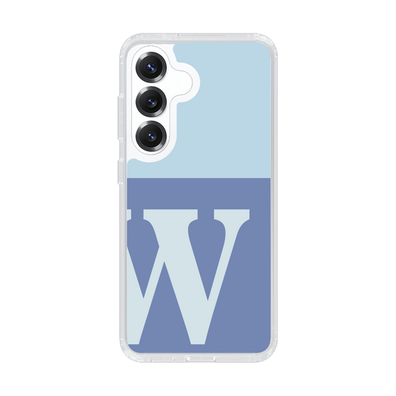 Slim Protection Case［ Original - initial two tone - W blue ］