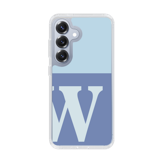 Slim Protection Case［ Original - initial two tone - W blue ］