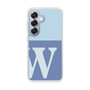 Slim Protection Case［ Original - initial two tone - W blue ］