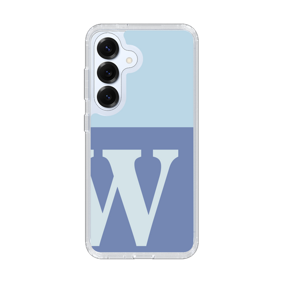 Slim Protection Case［ Original - initial two tone - W blue ］