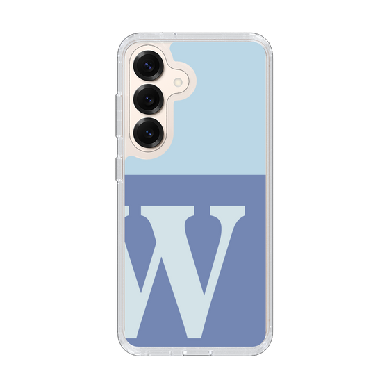 Slim Protection Case［ Original - initial two tone - W blue ］