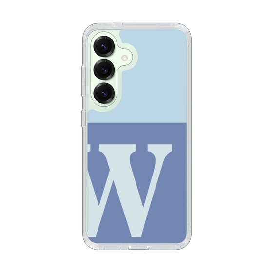 Slim Protection Case［ Original - initial two tone - W blue ］