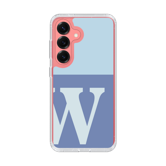 Slim Protection Case［ Original - initial two tone - W blue ］