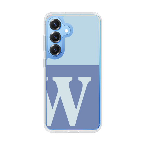 Slim Protection Case［ Original - initial two tone - W blue ］
