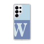 Slim Protection Case［ Original - initial two tone - W blue ］
