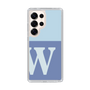 Slim Protection Case［ Original - initial two tone - W blue ］