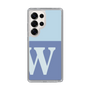 Slim Protection Case［ Original - initial two tone - W blue ］