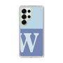 Slim Protection Case［ Original - initial two tone - W blue ］