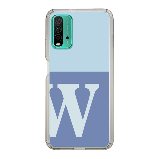 Slim Protection Case［ Original - initial two tone - W blue ］