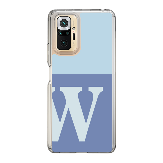 Slim Protection Case［ Original - initial two tone - W blue ］