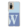 Slim Protection Case［ Original - initial two tone - W blue ］