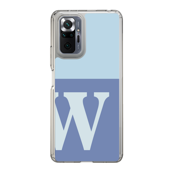 Slim Protection Case［ Original - initial two tone - W blue ］