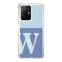 Slim Protection Case［ Original - initial two tone - W blue ］