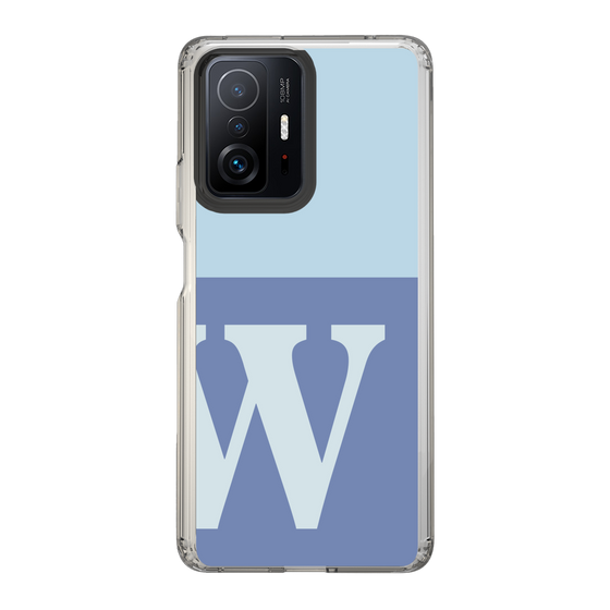 Slim Protection Case［ Original - initial two tone - W blue ］