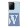 Slim Protection Case［ Original - initial two tone - W blue ］