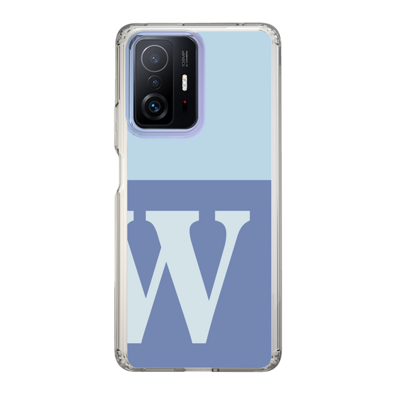 Slim Protection Case［ Original - initial two tone - W blue ］