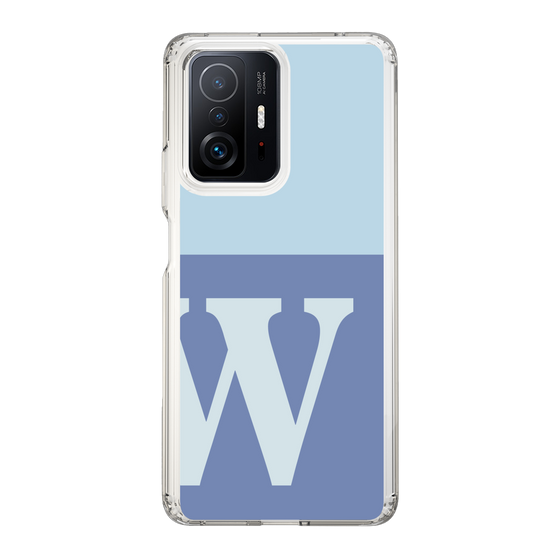 Slim Protection Case［ Original - initial two tone - W blue ］