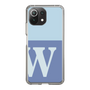 Slim Protection Case［ Original - initial two tone - W blue ］