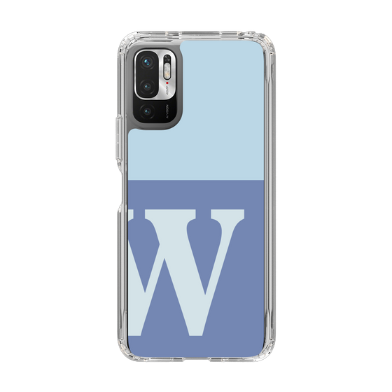 Slim Protection Case［ Original - initial two tone - W blue ］