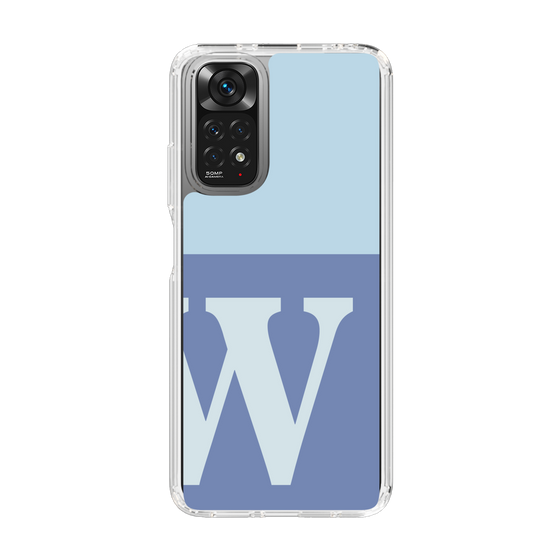 Slim Protection Case［ Original - initial two tone - W blue ］