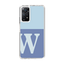 Slim Protection Case［ Original - initial two tone - W blue ］