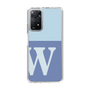 Slim Protection Case［ Original - initial two tone - W blue ］