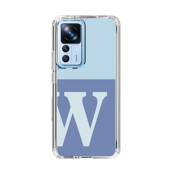 Slim Protection Case［ Original - initial two tone - W blue ］