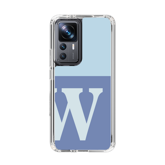 Slim Protection Case［ Original - initial two tone - W blue ］