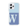 Slim Protection Case［ Original - initial two tone - W blue ］