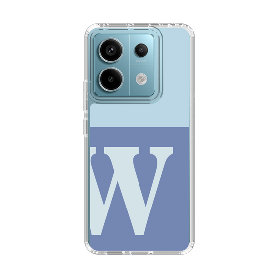 Slim Protection Case［ Original - initial two tone - W blue ］