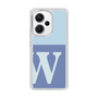 Slim Protection Case［ Original - initial two tone - W blue ］