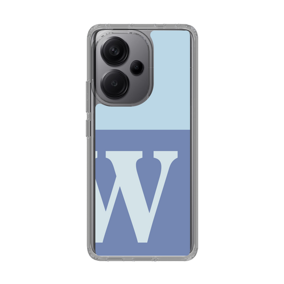Slim Protection Case［ Original - initial two tone - W blue ］